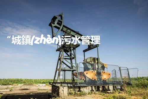“城鎮(zhèn)污水管理工程，綠色生活新篇章”